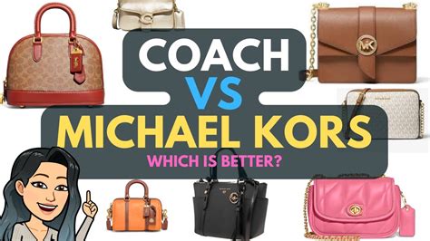 coach vs michael kors|coach vs Kors handbags.